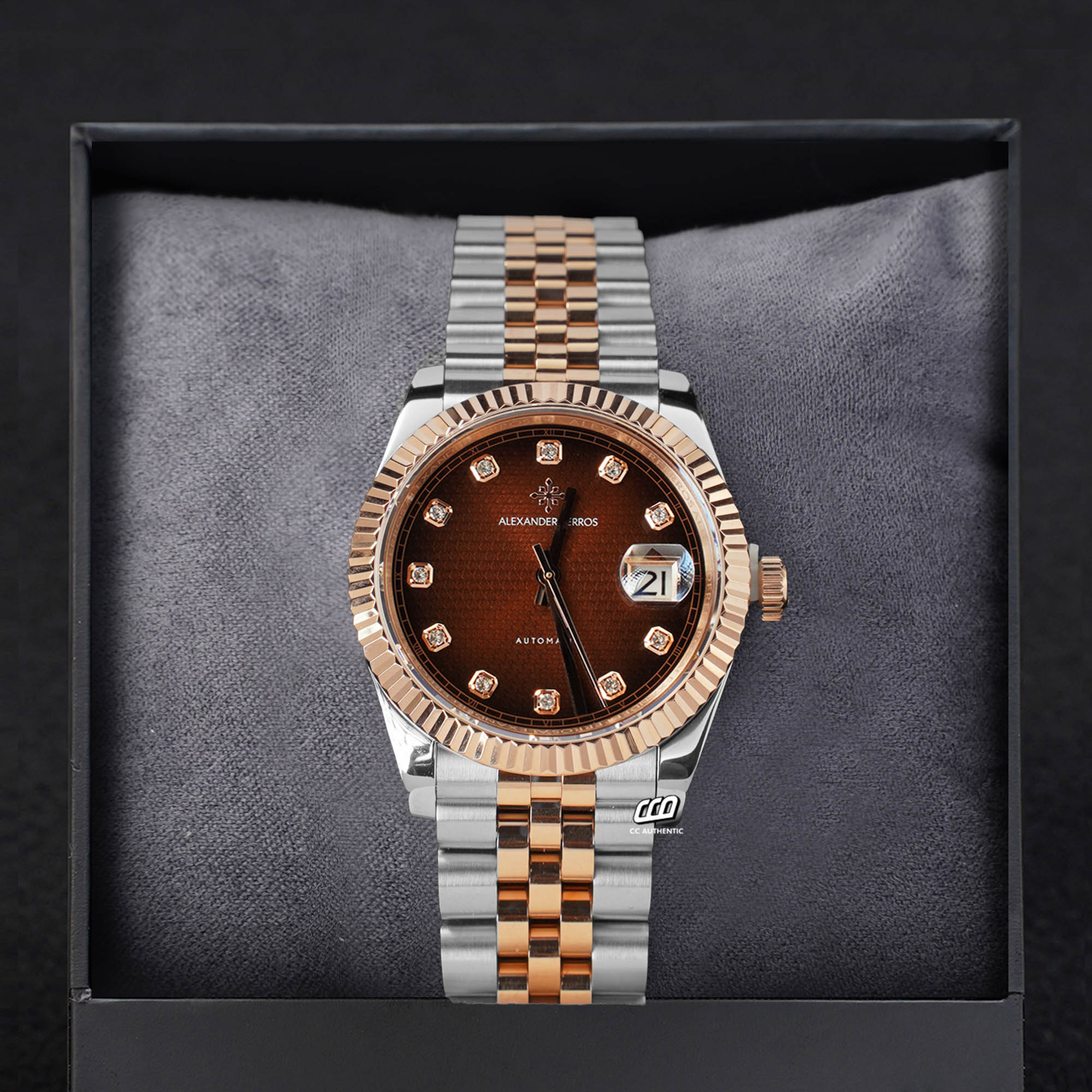ĐỒNG HỒ NAM ALEXANDER FERROS 8032D/08 AUTOMATIC 40MM