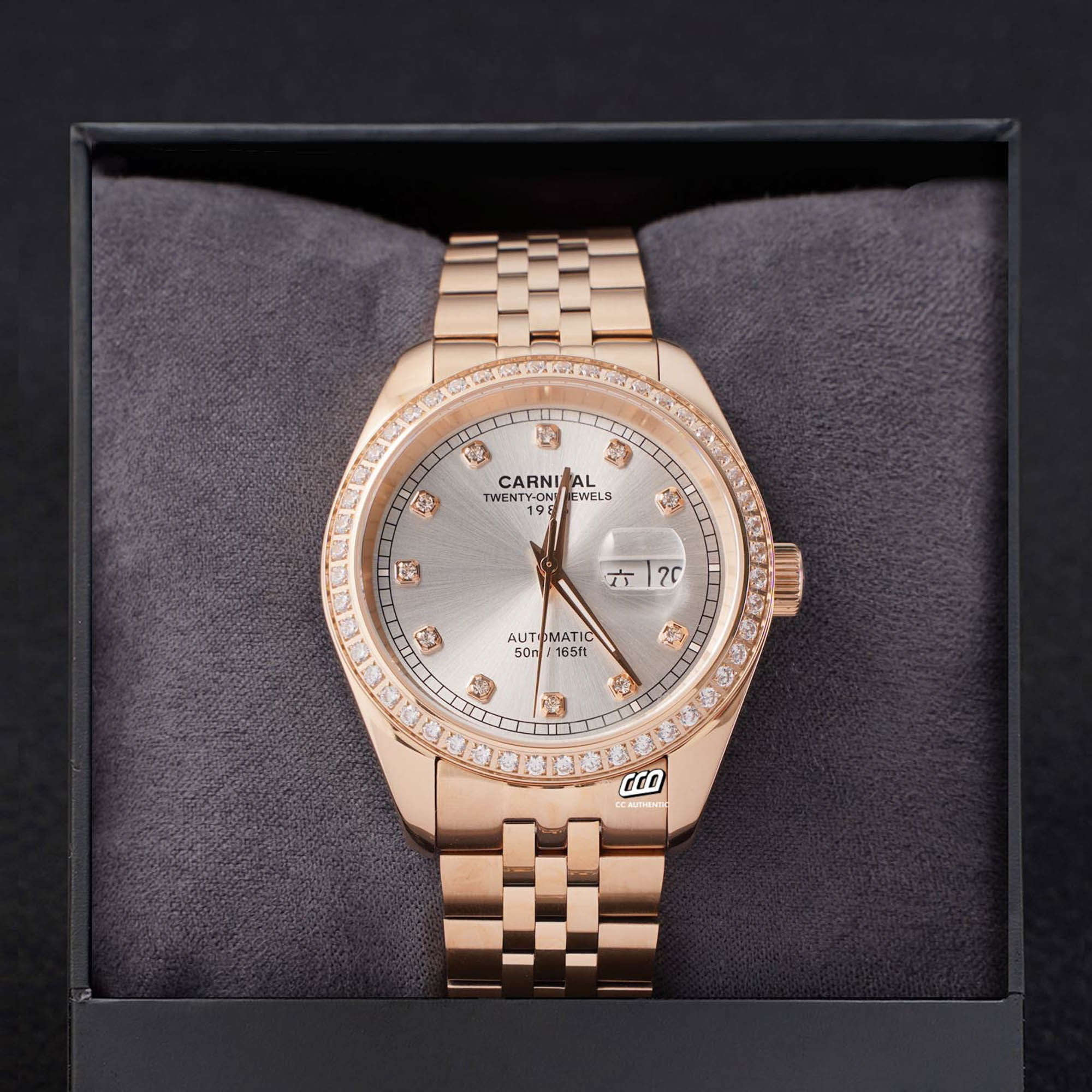 ĐỒNG HỒ NAM CARNIVAL 8131G2 VH T AUTOMATIC 41MM