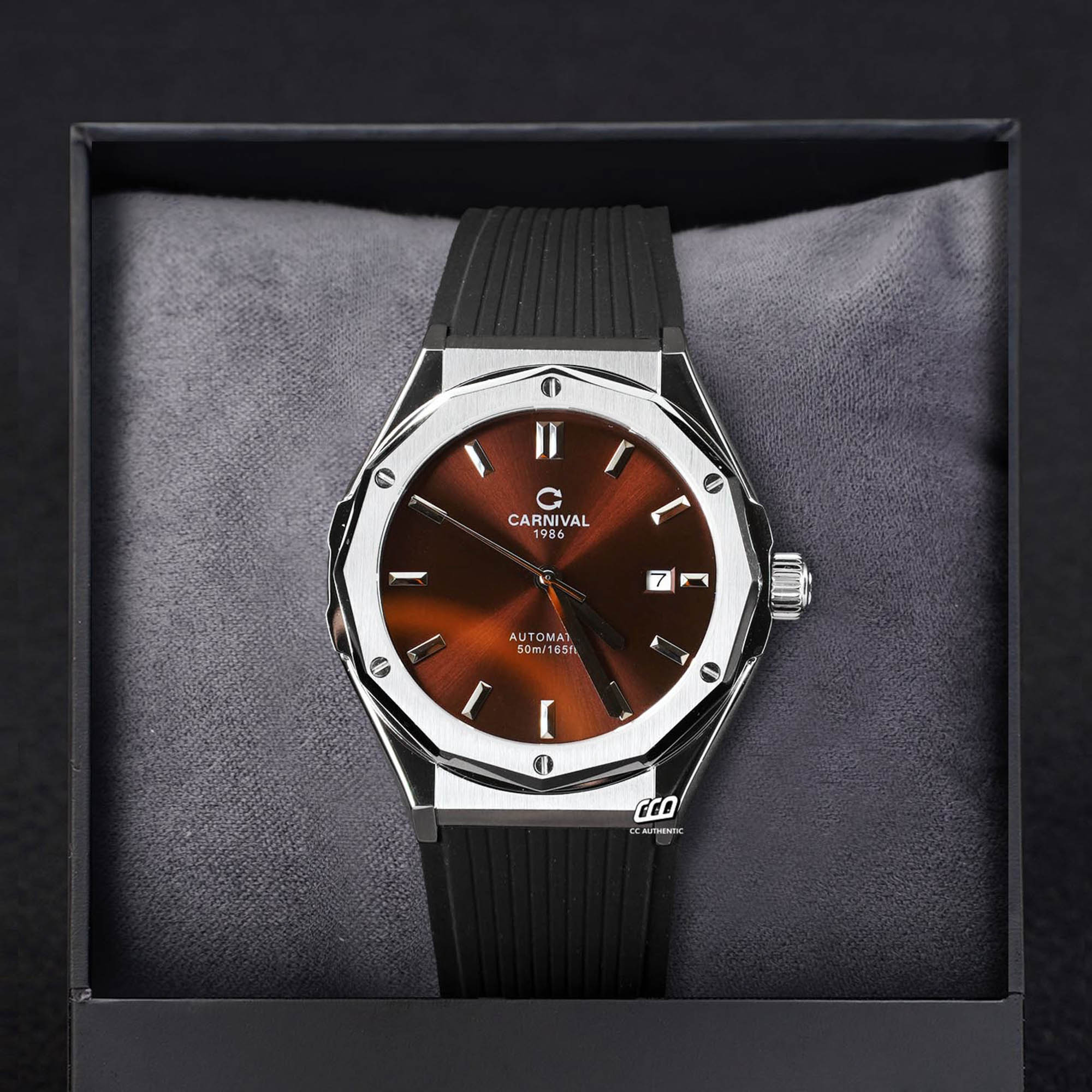 ĐỒNG HỒ NAM CARNIVAL 8168G VT DCS N AUTOMATIC 42MM