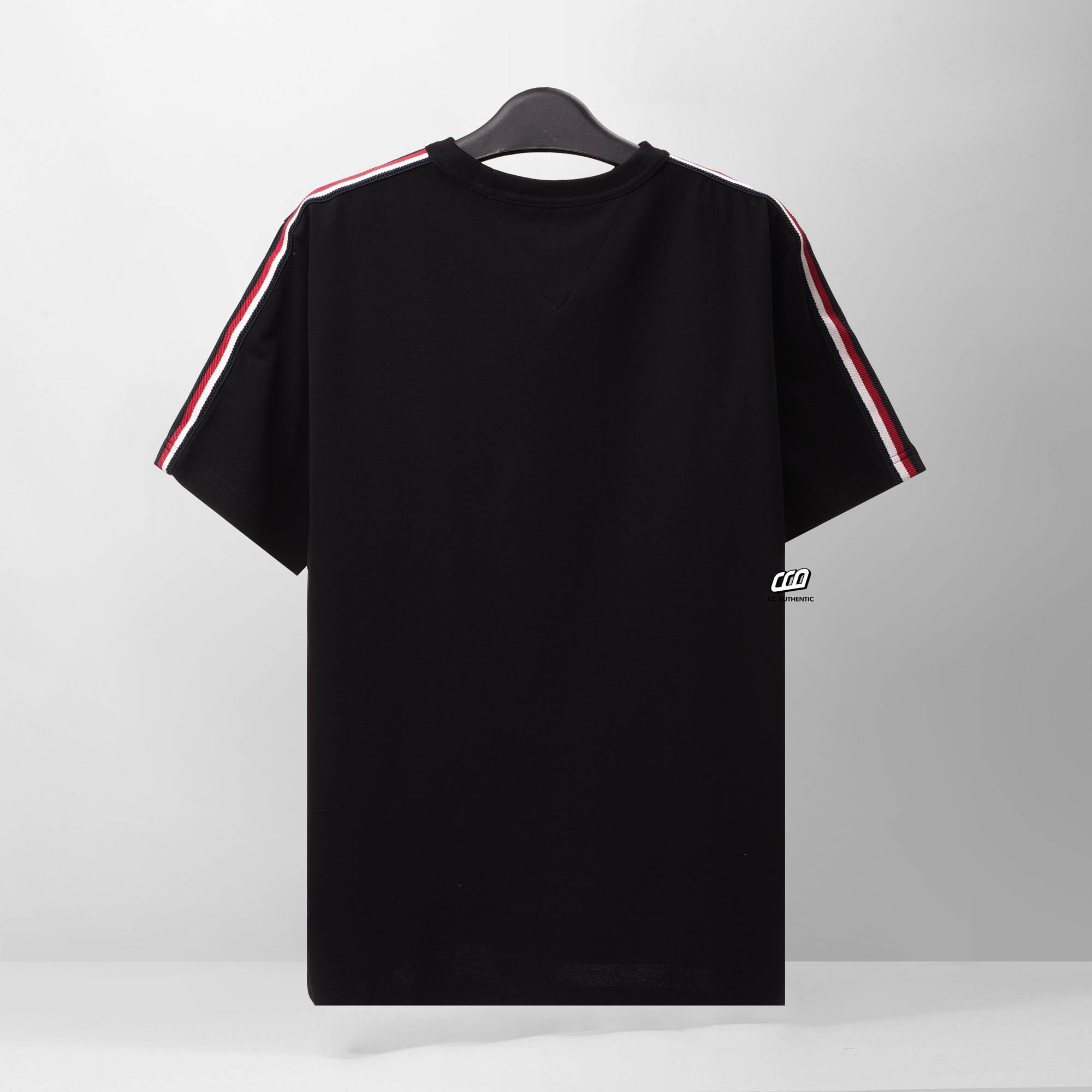 TOMMY GLOBAL STRIPE T-SHIRT - NAVY