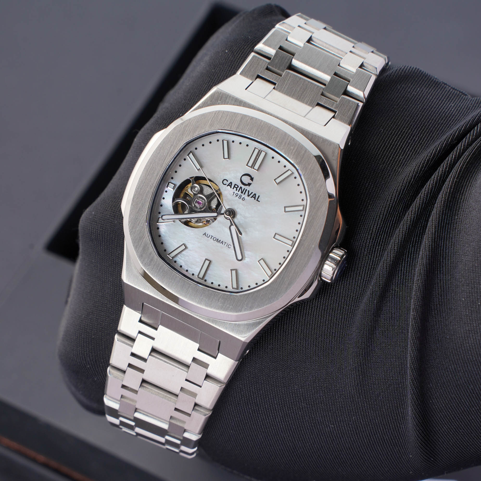 ĐỒNG HỒ NAM CARNIVAL 8128G1 VT TK AUTOMATIC 41MM