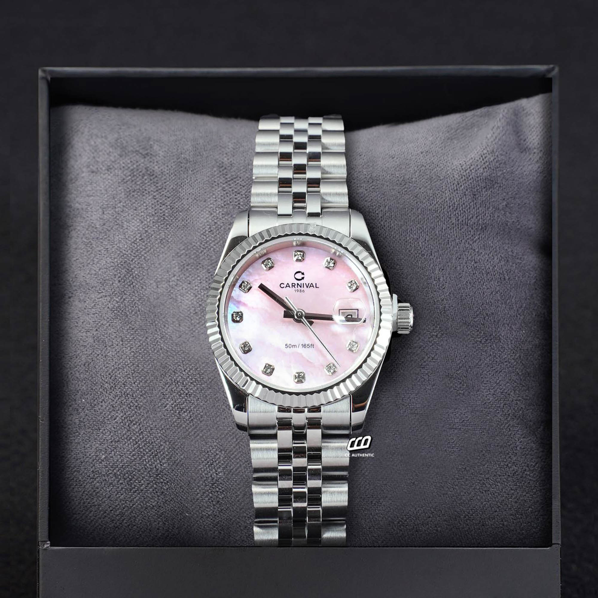 ĐỒNG HỒ NỮ CARNIVAL 8250L VT HK QUARTZ 32MM