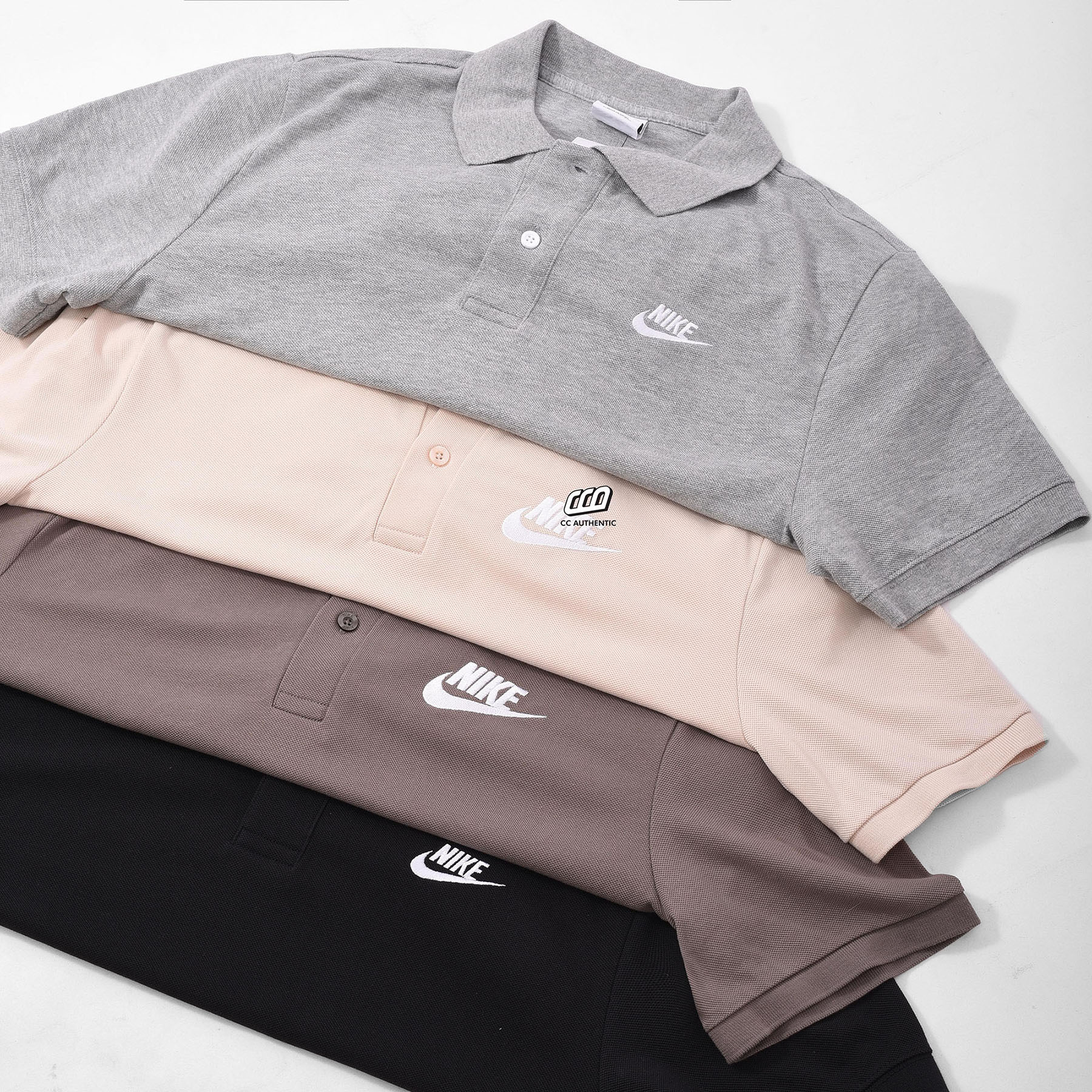 NIKE CLUB POLO - OXFORD GREY