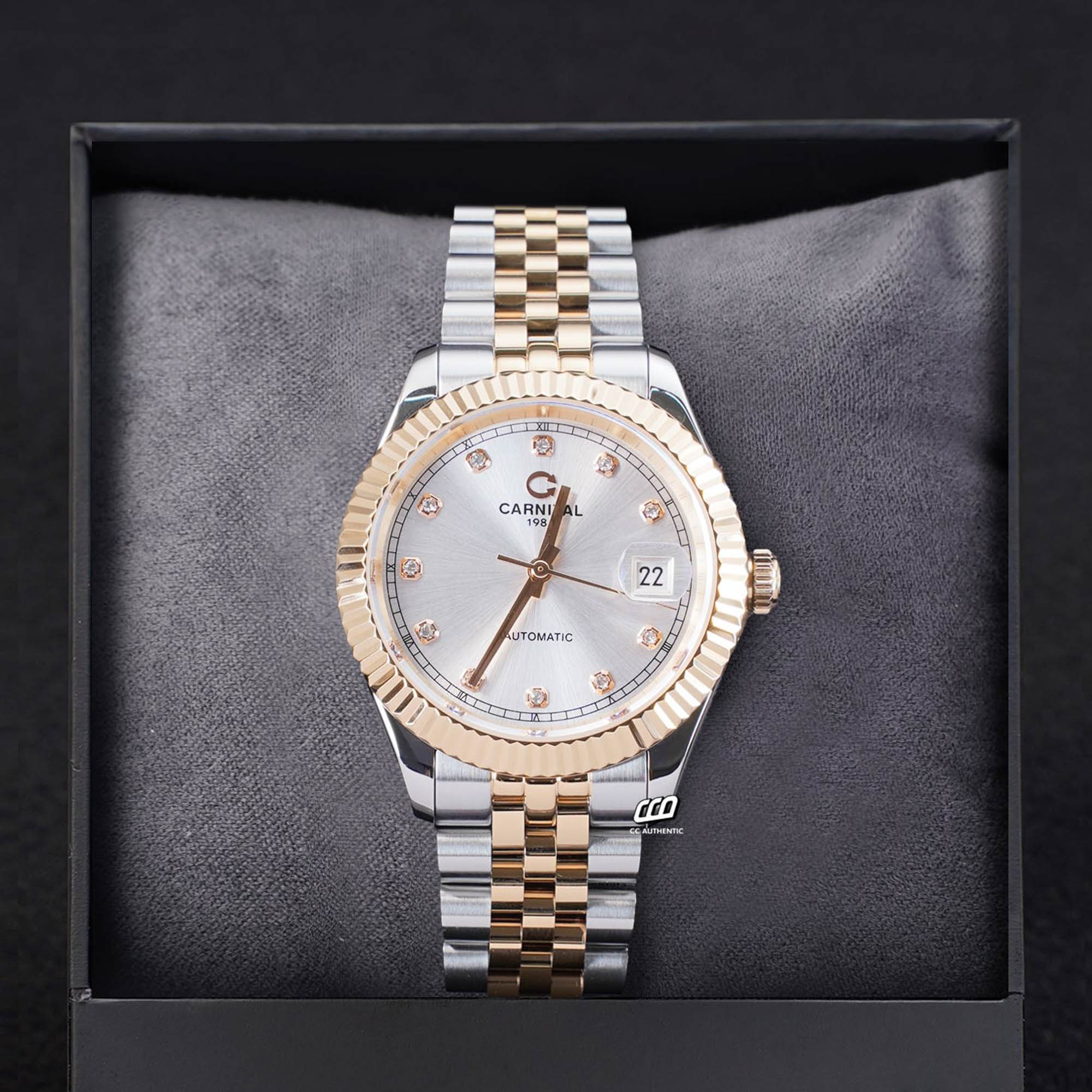 ĐỒNG HỒ NAM CARNIVAL 8250G CH T AUTOMATIC 38MM