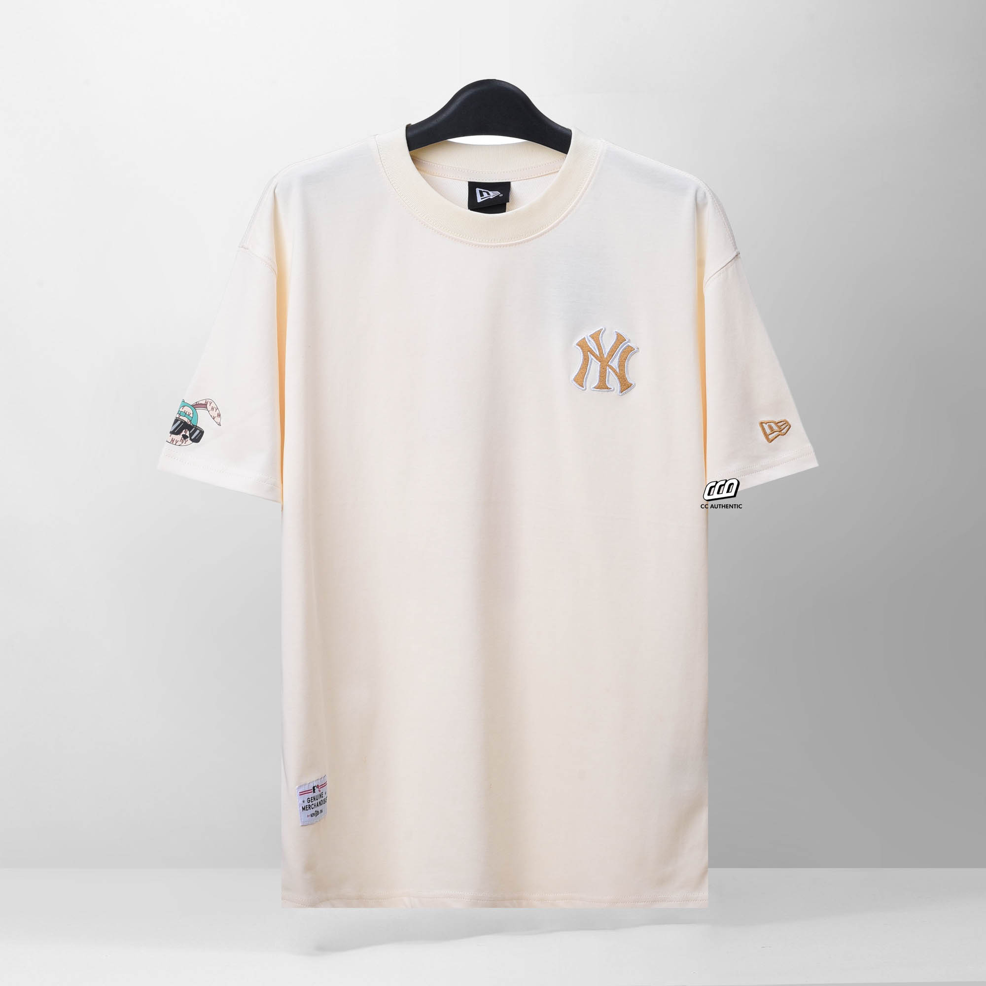 NEW ERA BACK RABBIT T-SHIRT - IVORY