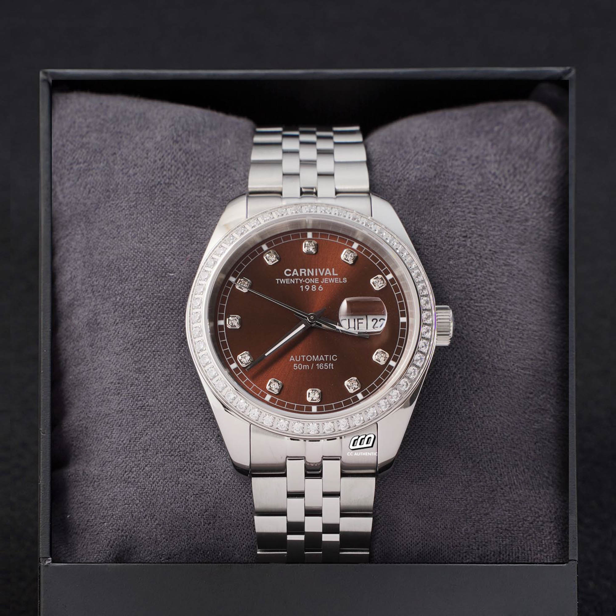 ĐỒNG HỒ NAM CARNIVAL 8131G2 VT N AUTOMATIC 41MM