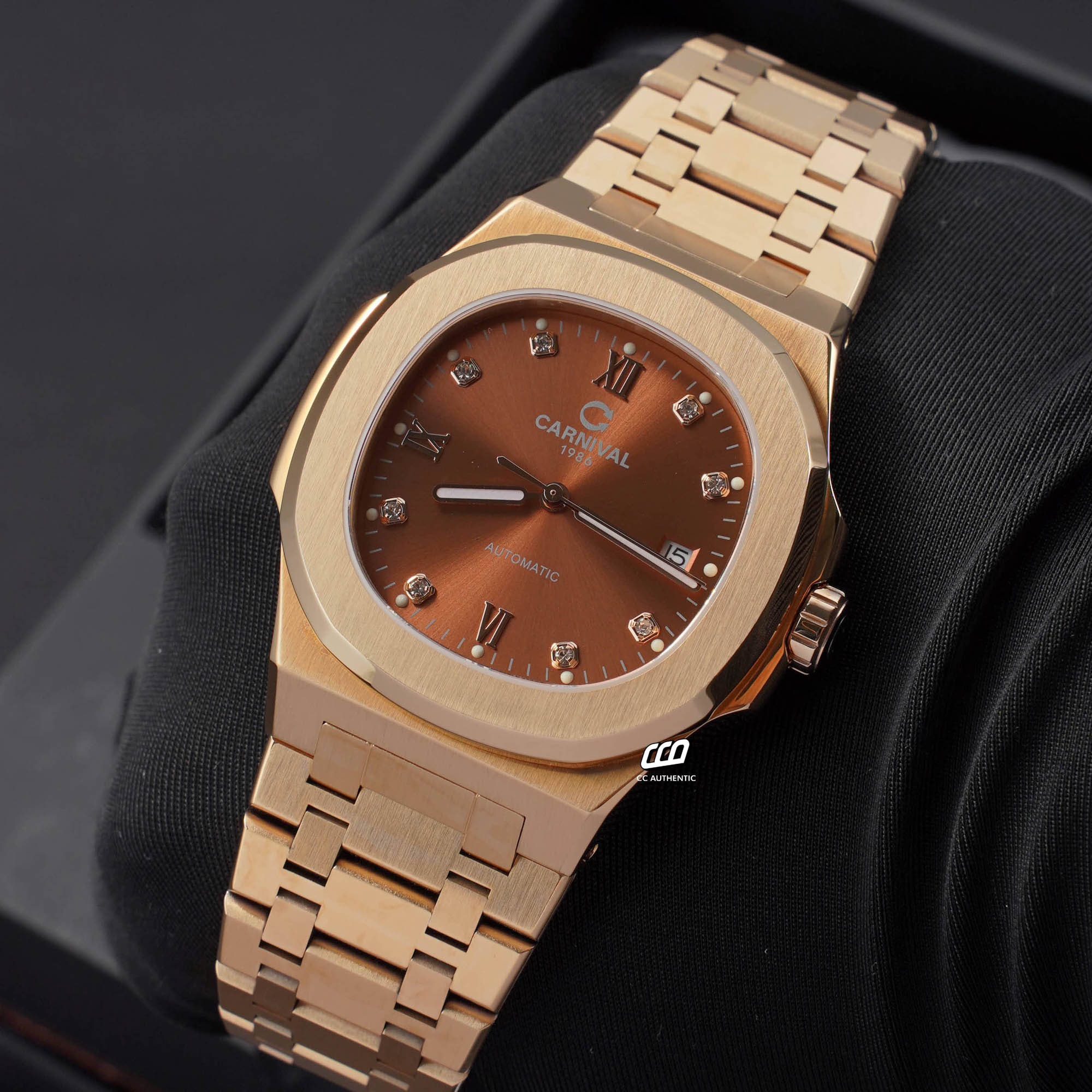 ĐỒNG HỒ NAM CARNIVAL 8160G VH NCH AUTOMATIC 41MM