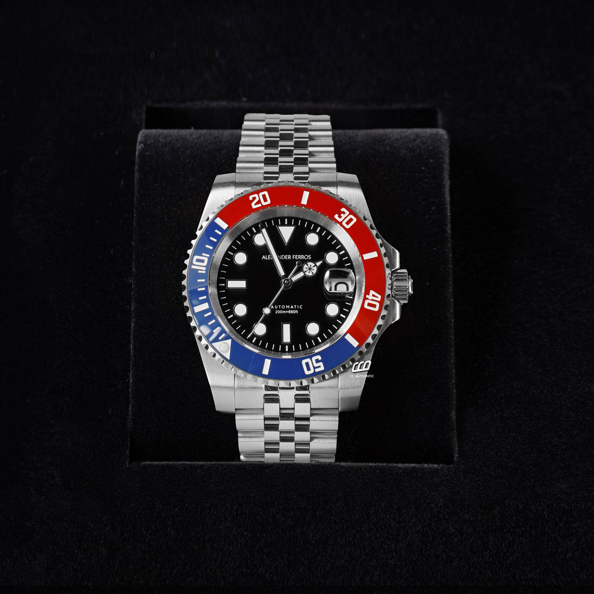 ĐỒNG HỒ NAM ALEXANDER FERROS 8352S/035 AUTOMATIC 40MM