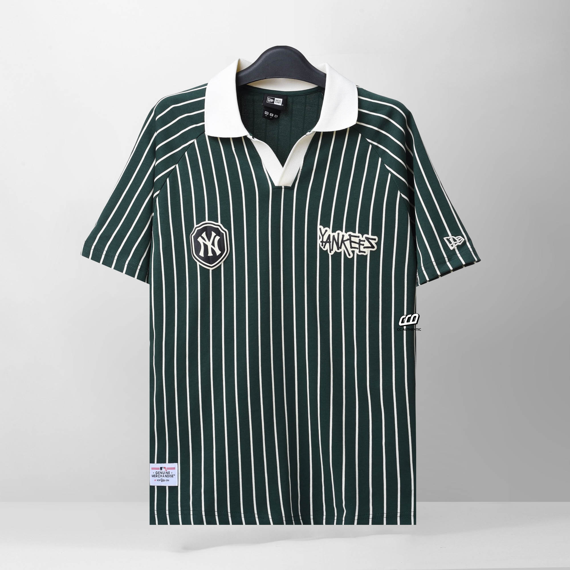 NEW ERA YANKEES 07 POLO SHIRT - GREEN