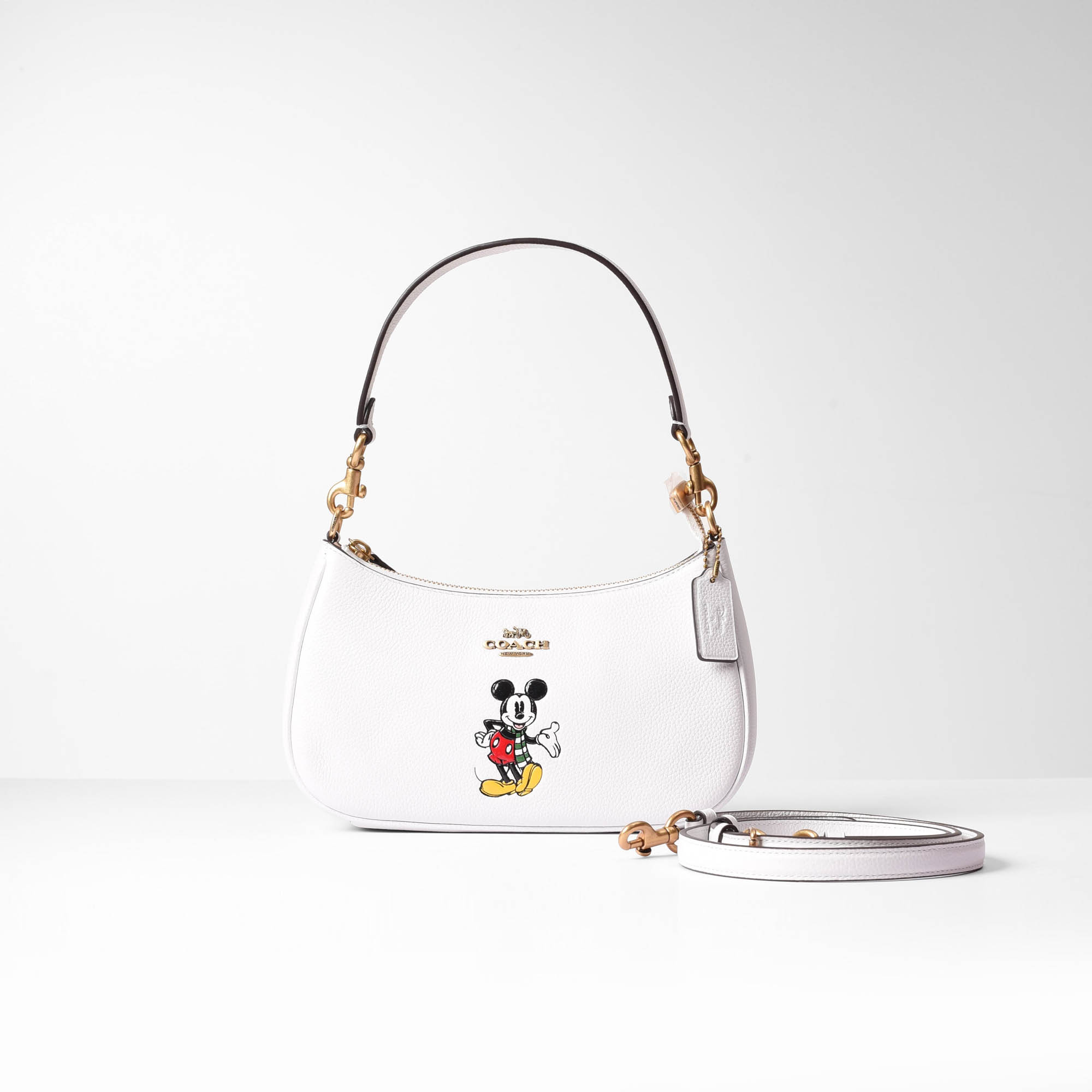 COACH MICKEY TERI BAG - WHITE