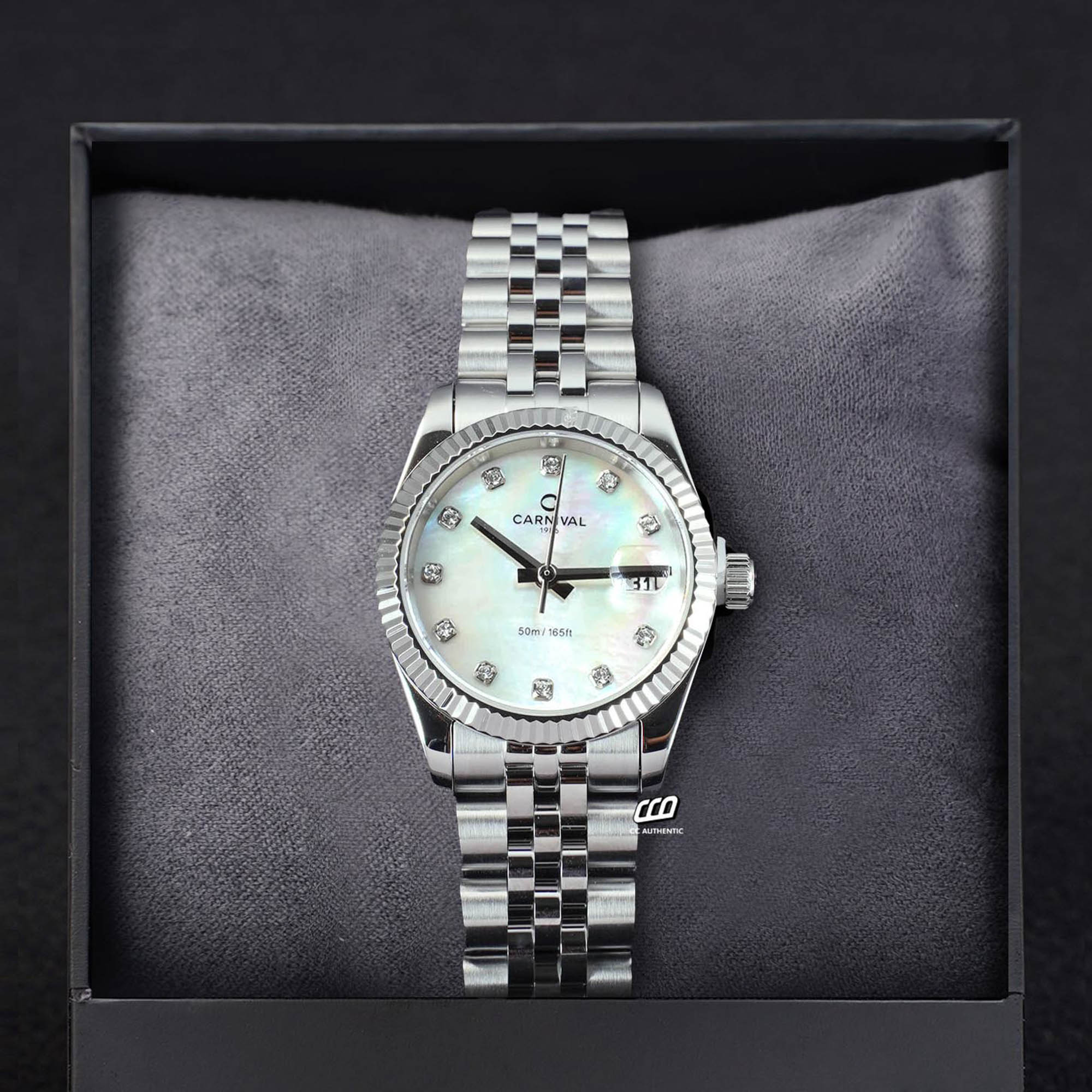 ĐỒNG HỒ NỮ CARNIVAL 8250L VT TK QUARTZ 32MM