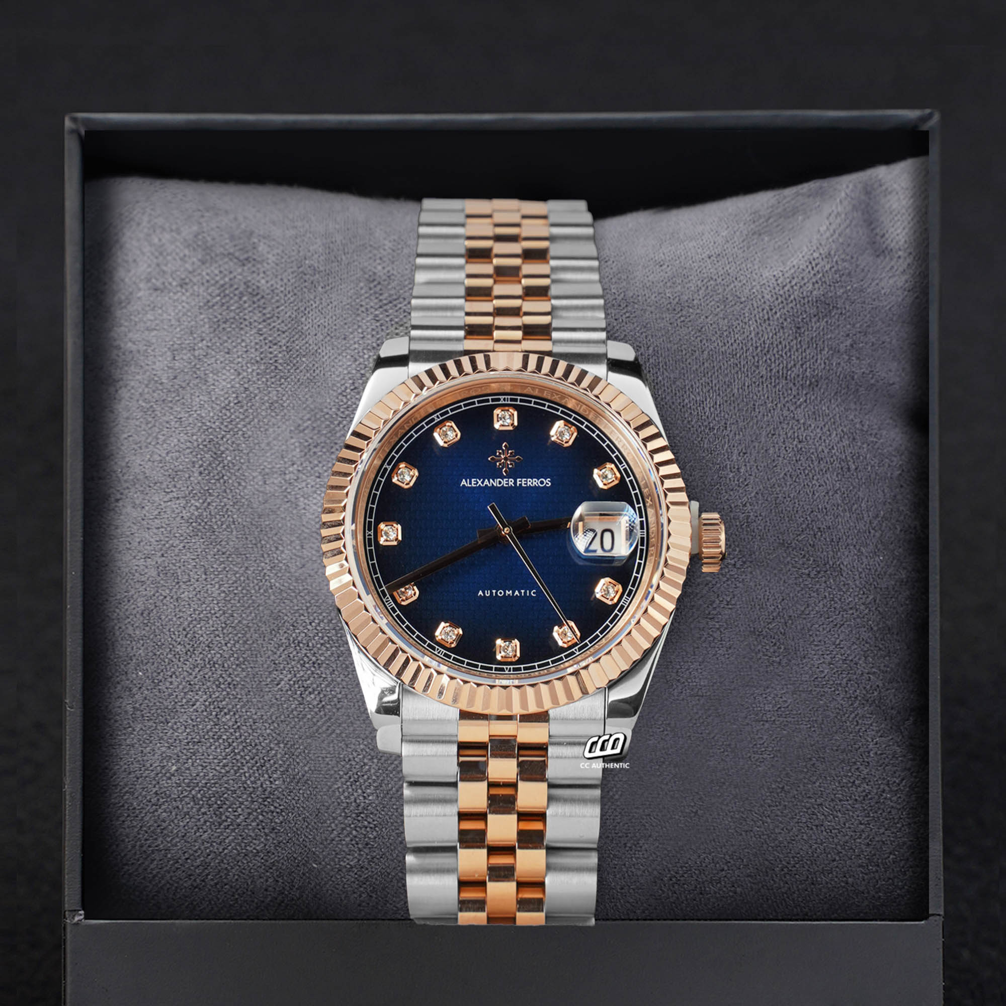 ĐỒNG HỒ NAM ALEXANDER FERROS 8032D/05 AUTOMATIC 40MM