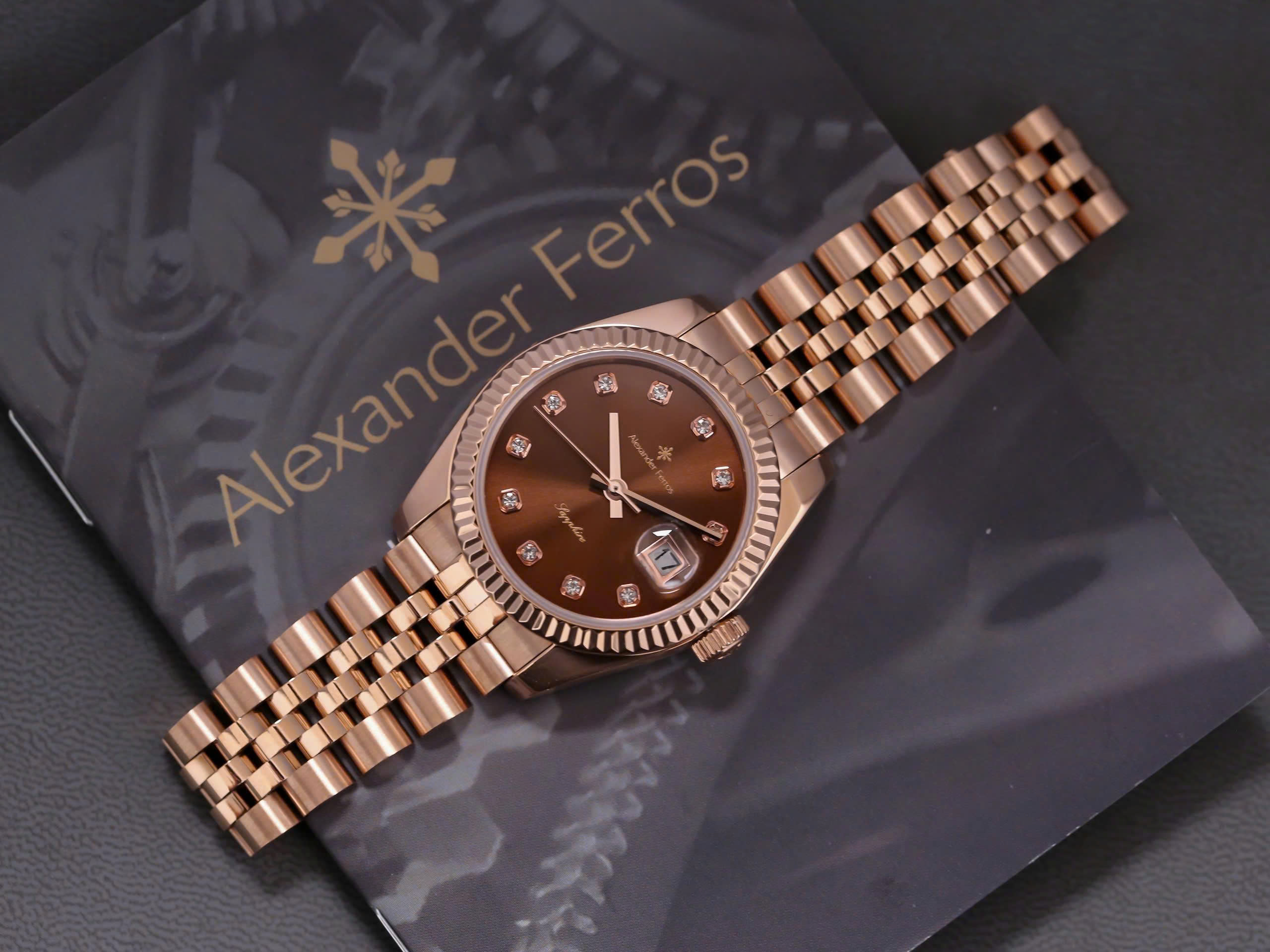 ĐỒNG HỒ NỮ ALEXANDER FERROS 8222R/08 QUAZT 31MM
