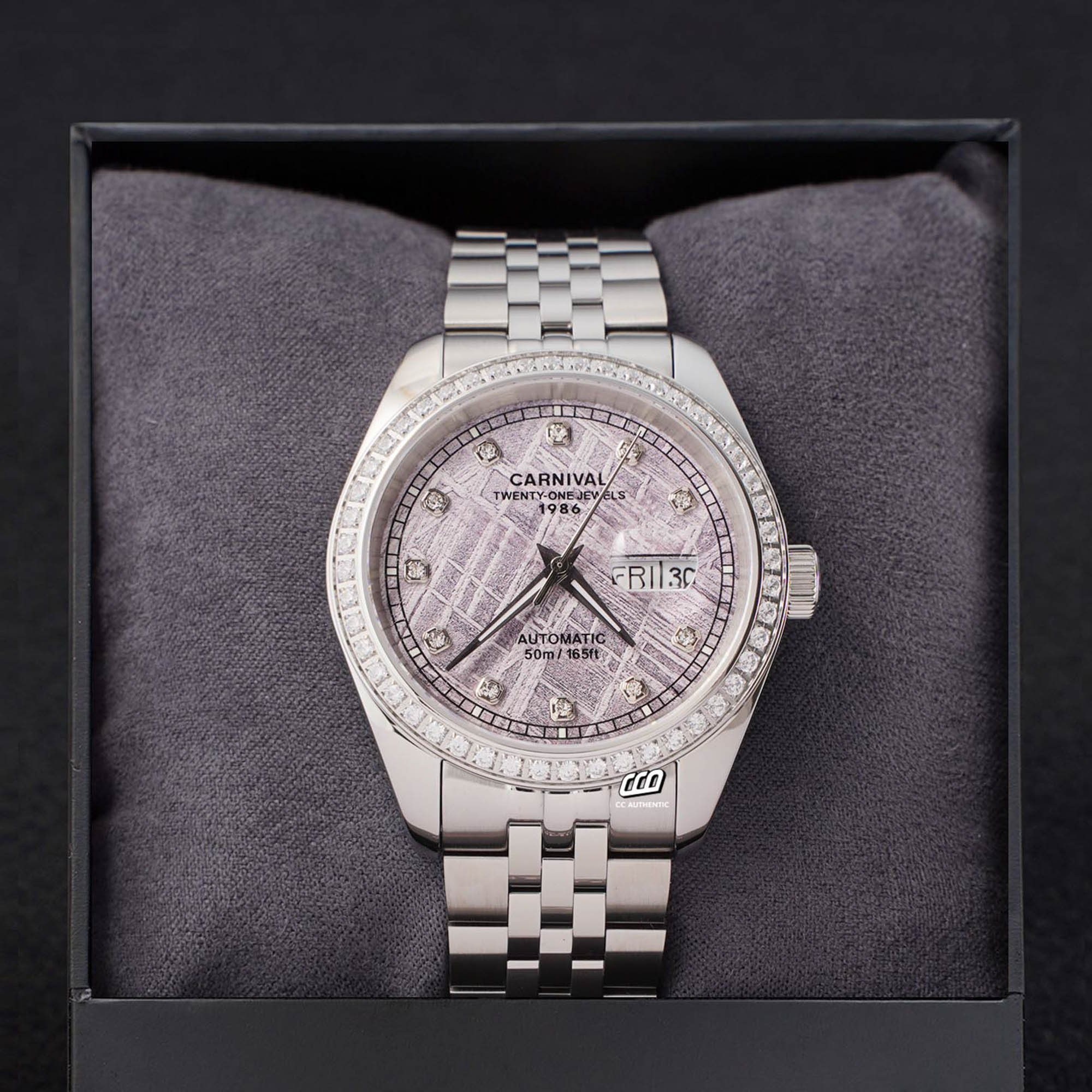 ĐỒNG HỒ NAM CARNIVAL 8131G2 VT TT AUTOMATIC 41MM