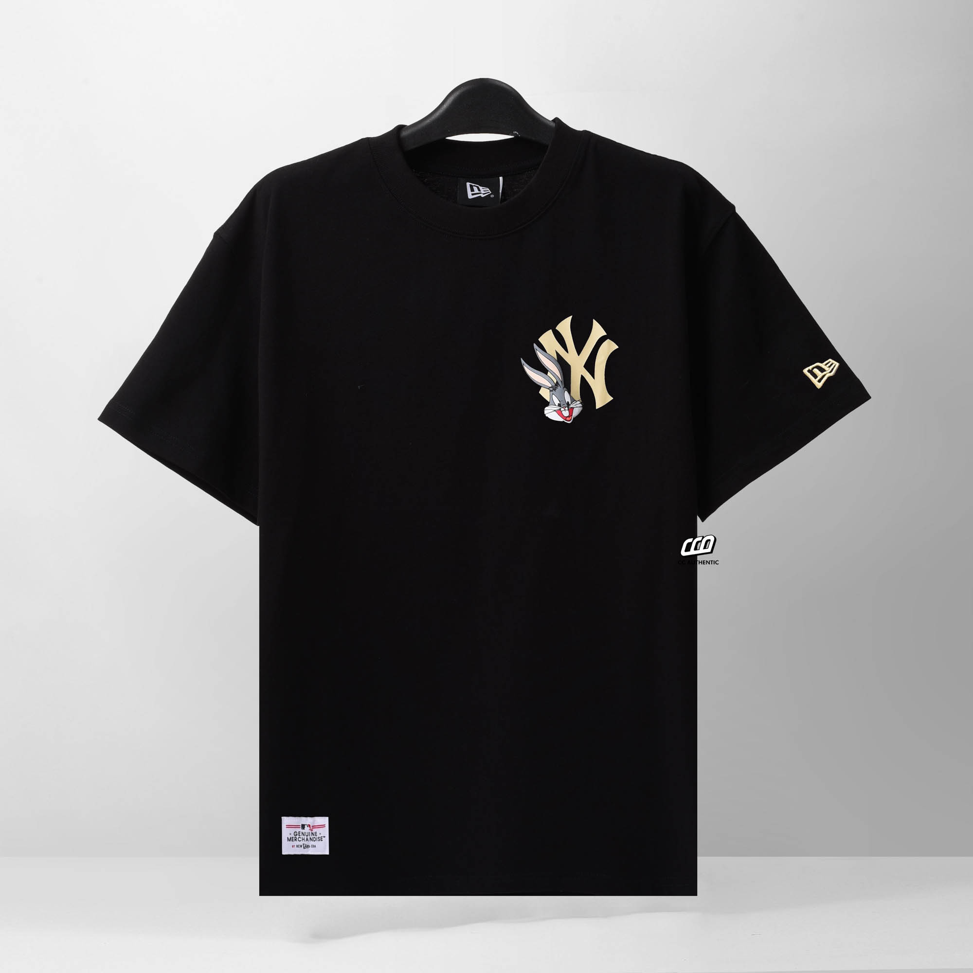 NEW ERA BALLOON RABBIT T-SHIRT - BLACK