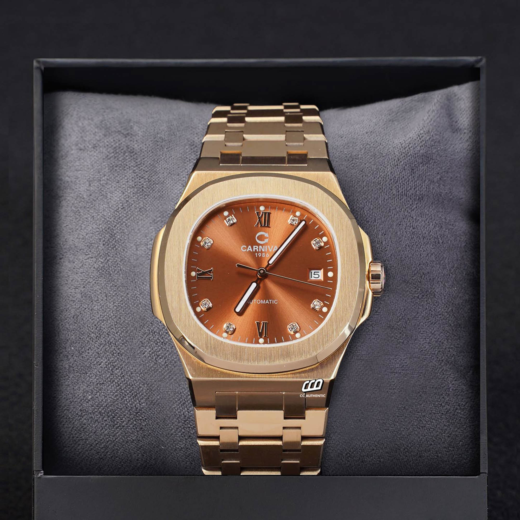 ĐỒNG HỒ NAM CARNIVAL 8160G VH NCH AUTOMATIC 41MM