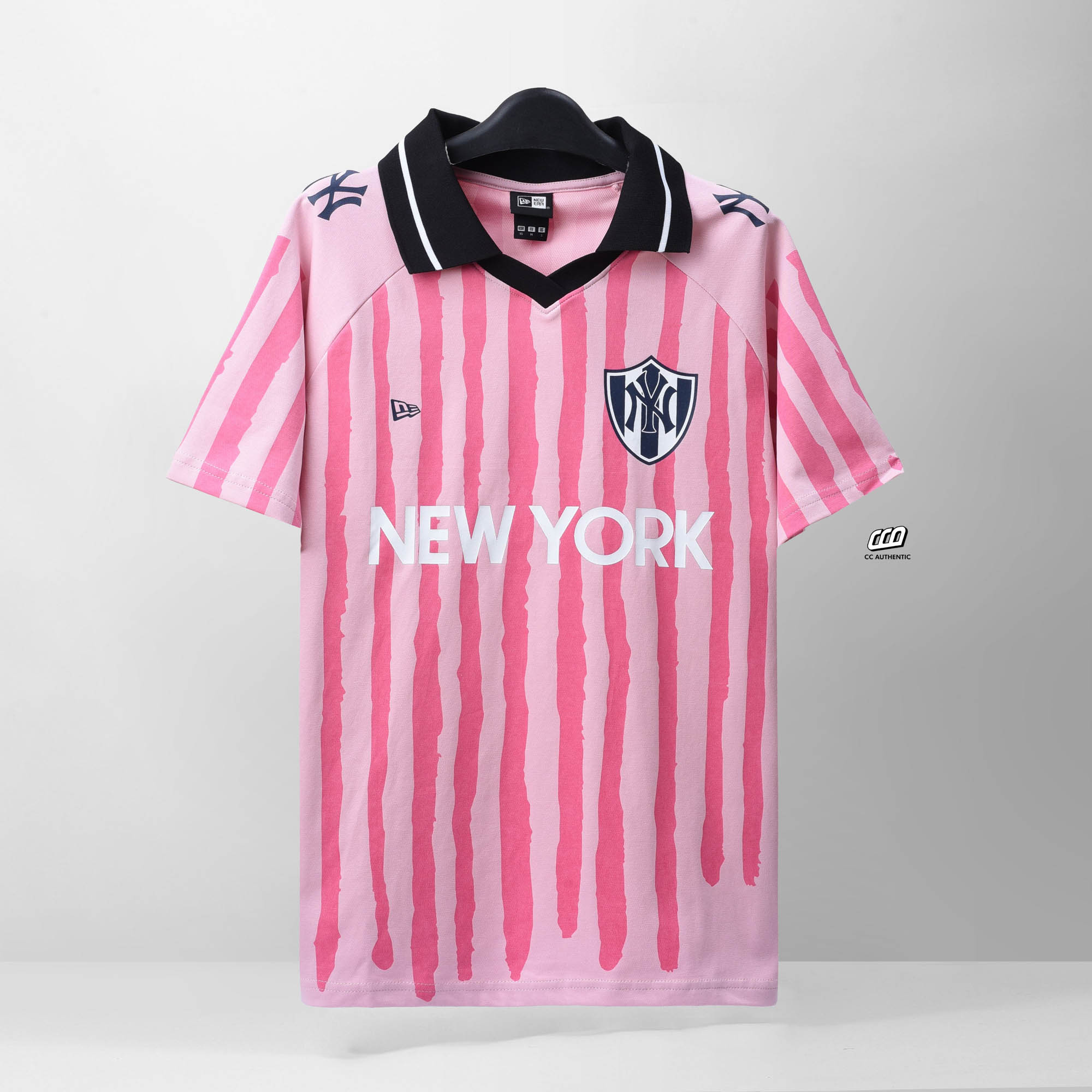 NEW ERA NEW YORK MIAMI POLO SHIRT - PINK