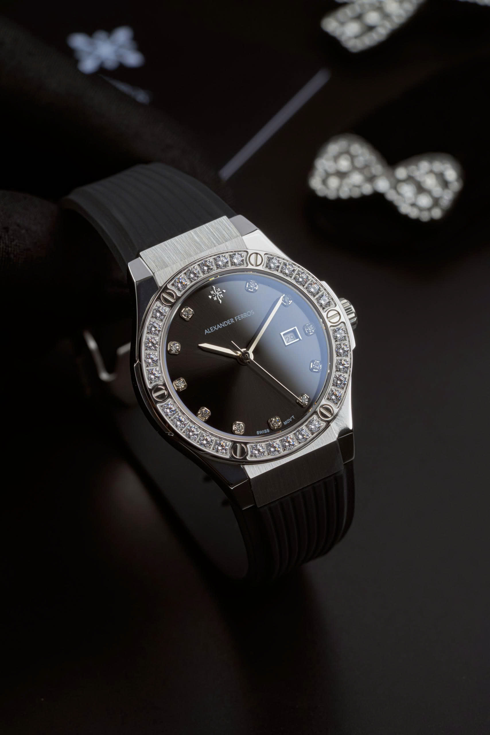 ĐỒNG HỒ NỮ ALEXANDER FERROS 2251S/01 QUAZT 33MM