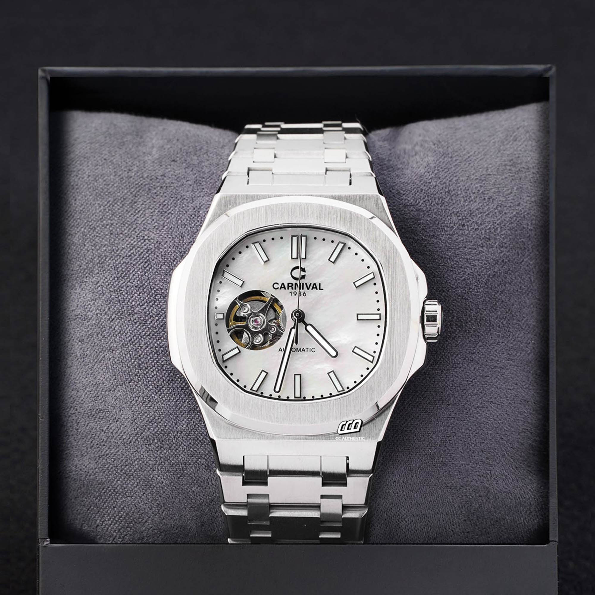 ĐỒNG HỒ NAM CARNIVAL 8128G1 VT TK AUTOMATIC 41MM