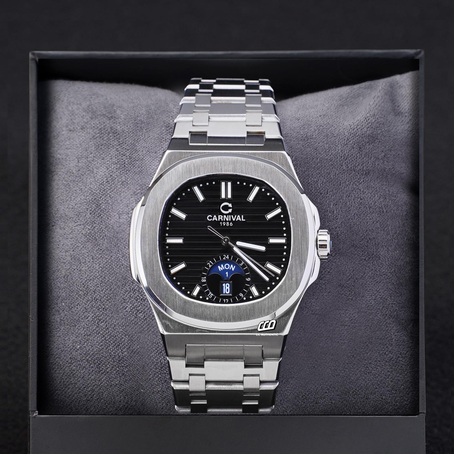 ĐỒNG HỒ NAM CARNIVAL 8110G1 VT D AUTOMATIC 41MM