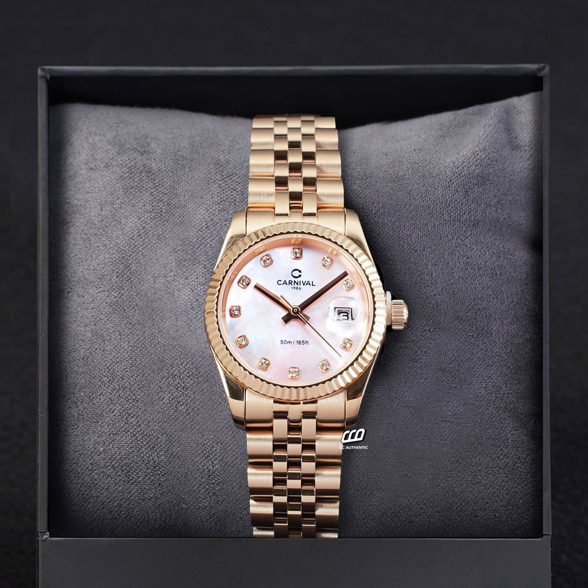 ĐỒNG HỒ NỮ CARNIVAL 8250L VH HK QUARTZ 32MM