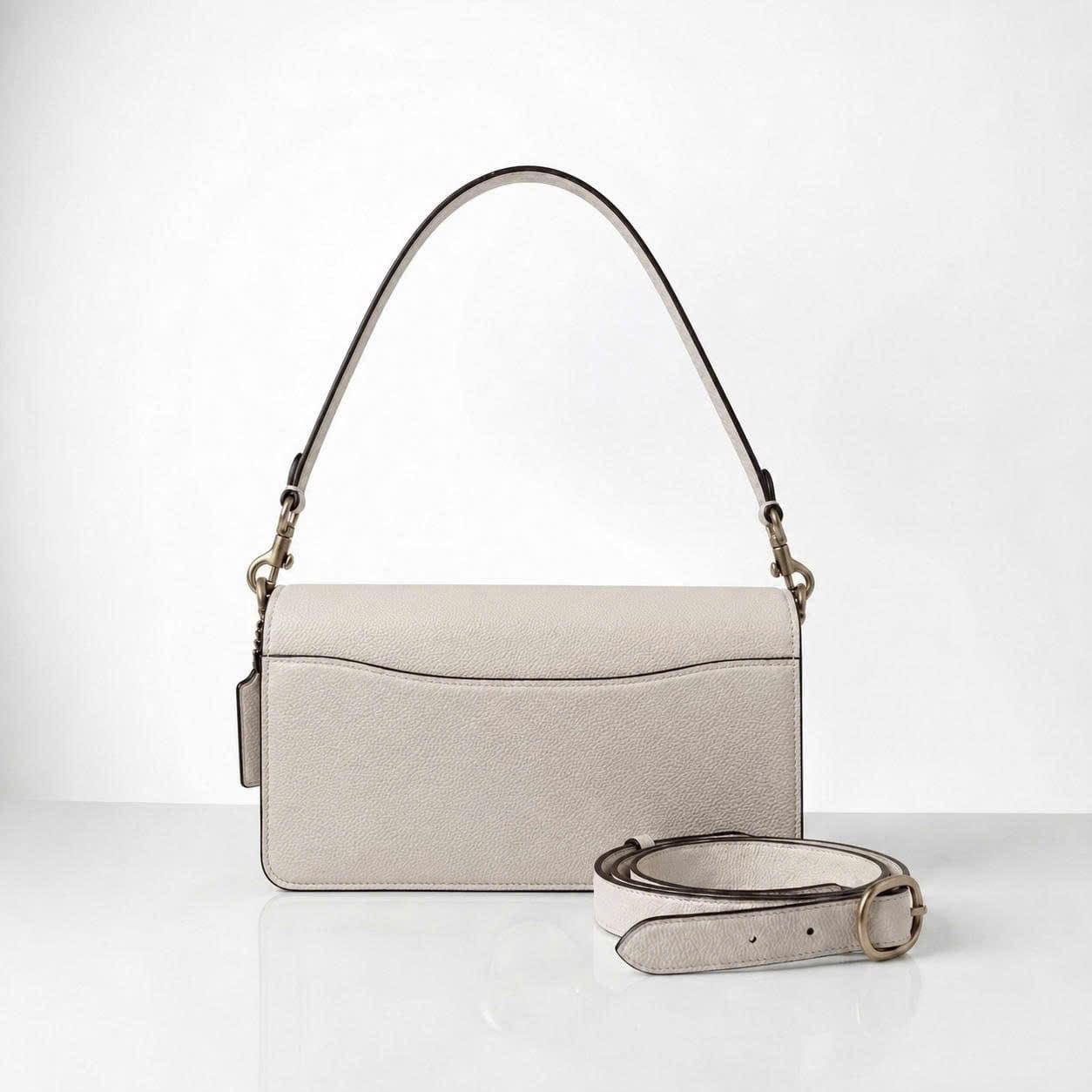 COACH TABBY 26 CLASSIC SHOULDER BAG - WHITE