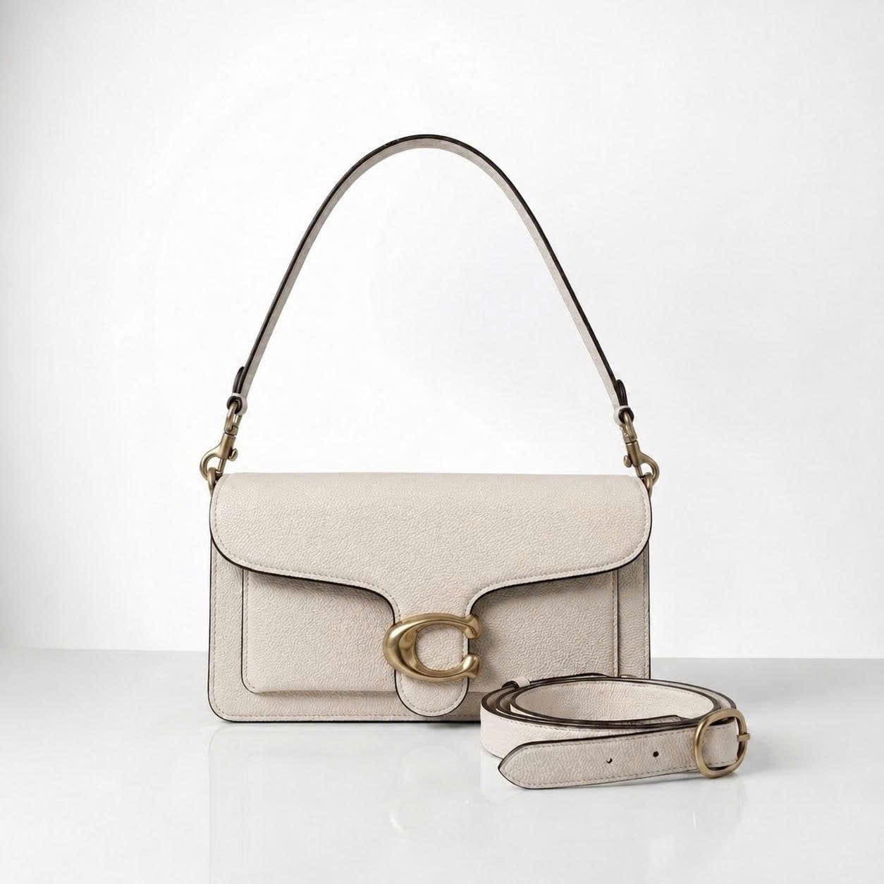 COACH TABBY 26 CLASSIC SHOULDER BAG - WHITE