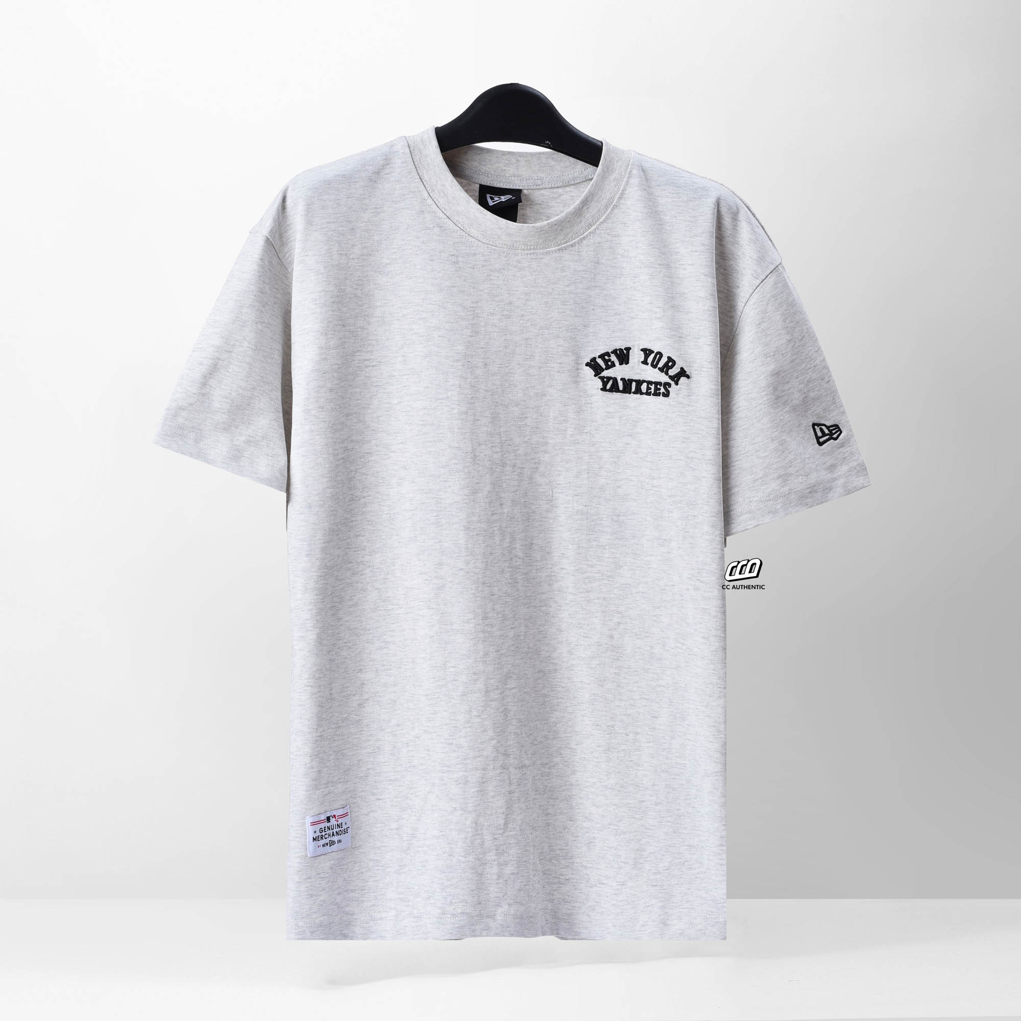 NEW ERA DUAL T-SHIRT - GREY/BLACK