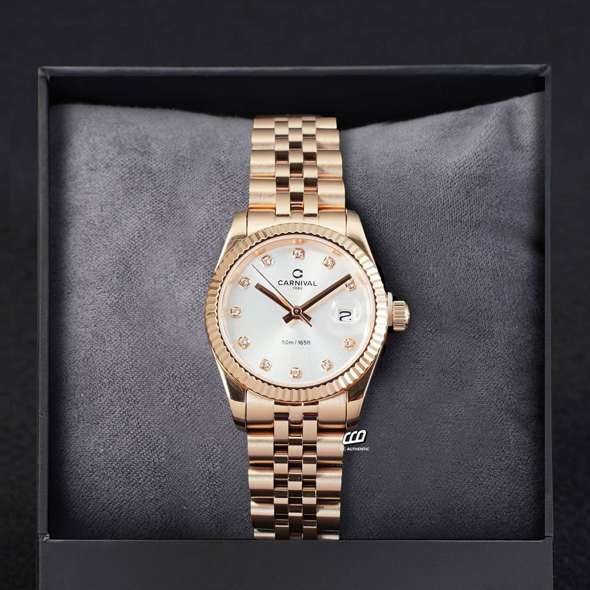 ĐỒNG HỒ NỮ CARNIVAL 8250L VH T QUARTZ 32MM