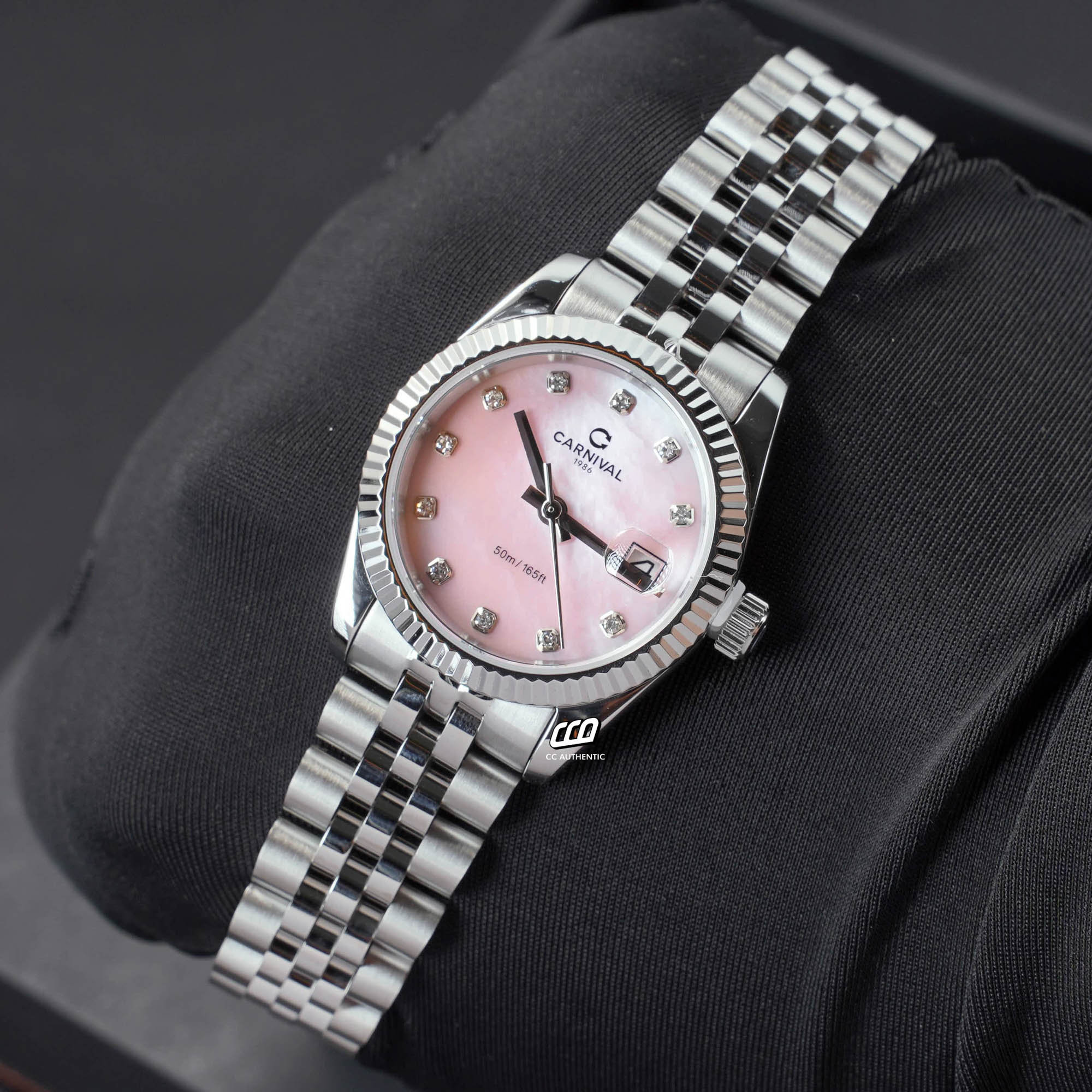 ĐỒNG HỒ NỮ CARNIVAL 8250L VT HK QUARTZ 32MM