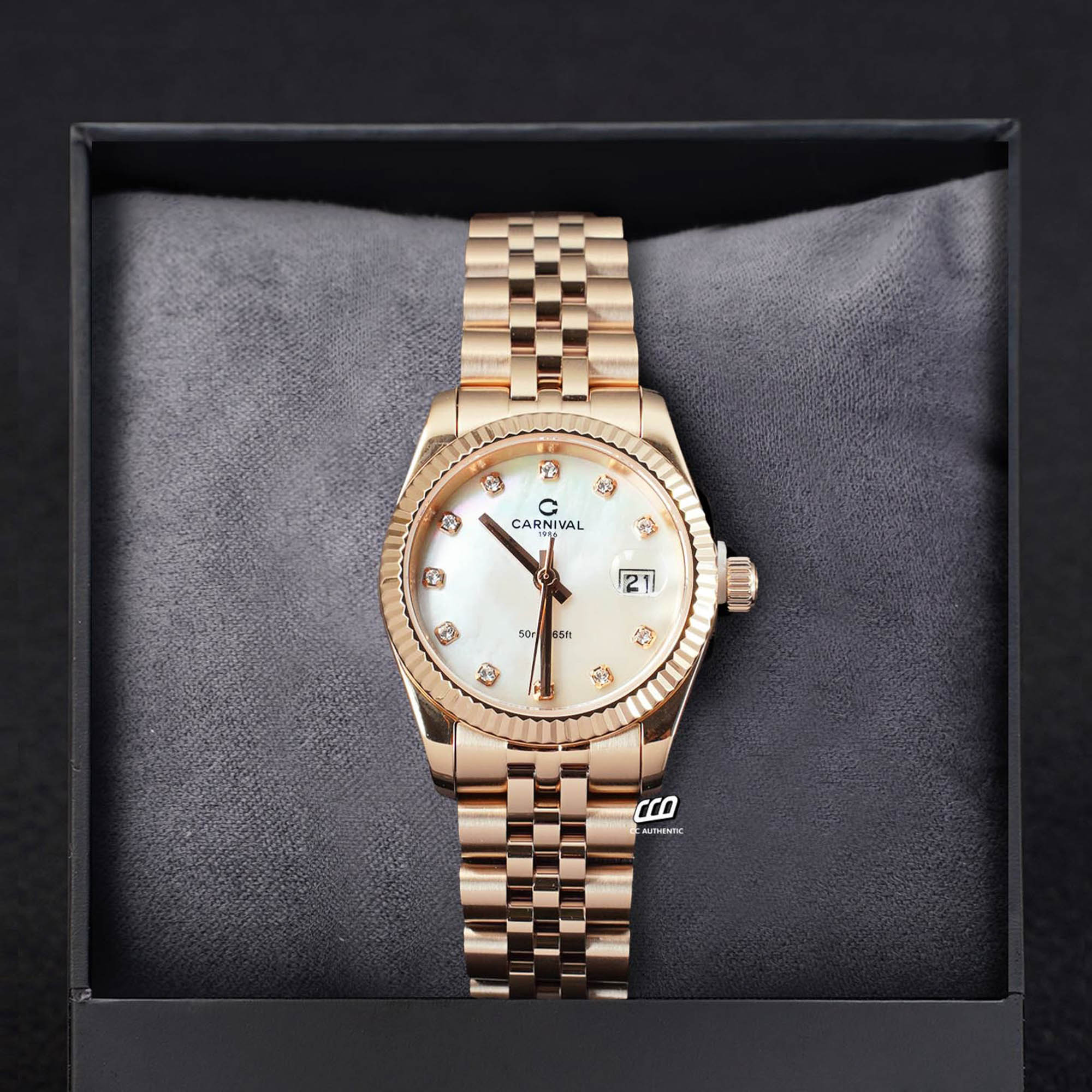 ĐỒNG HỒ NỮ CARNIVAL 8250L VH TK QUARTZ 32MM