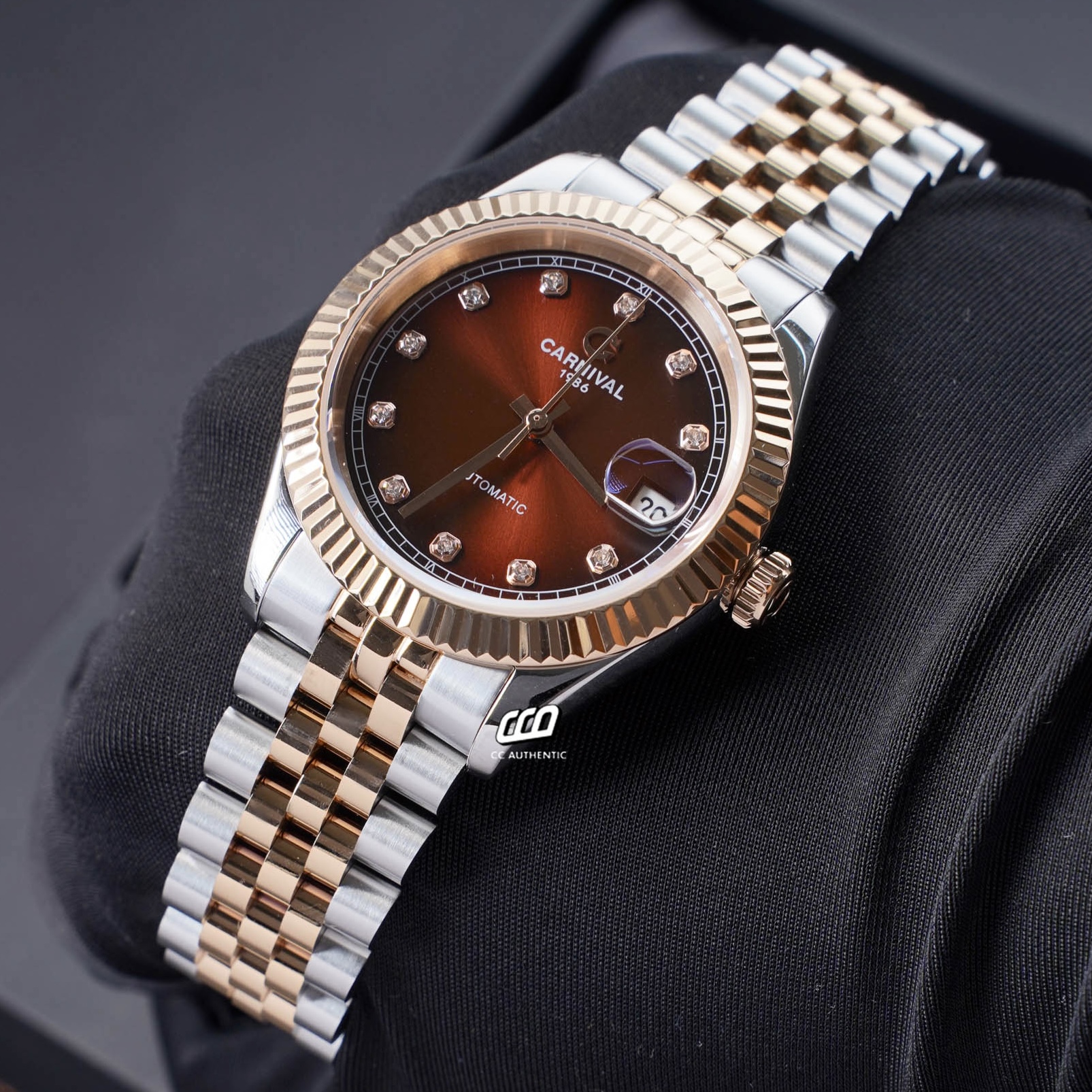 ĐỒNG HỒ NAM CARNIVAL 8250G CH N AUTOMATIC 38MM