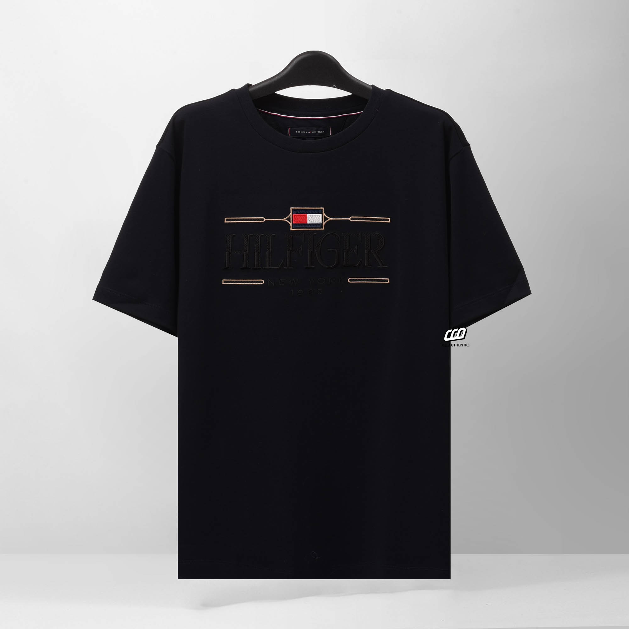 TOMMY HILFIGER NEW YORK 1985 T-SHIRT - BLACK