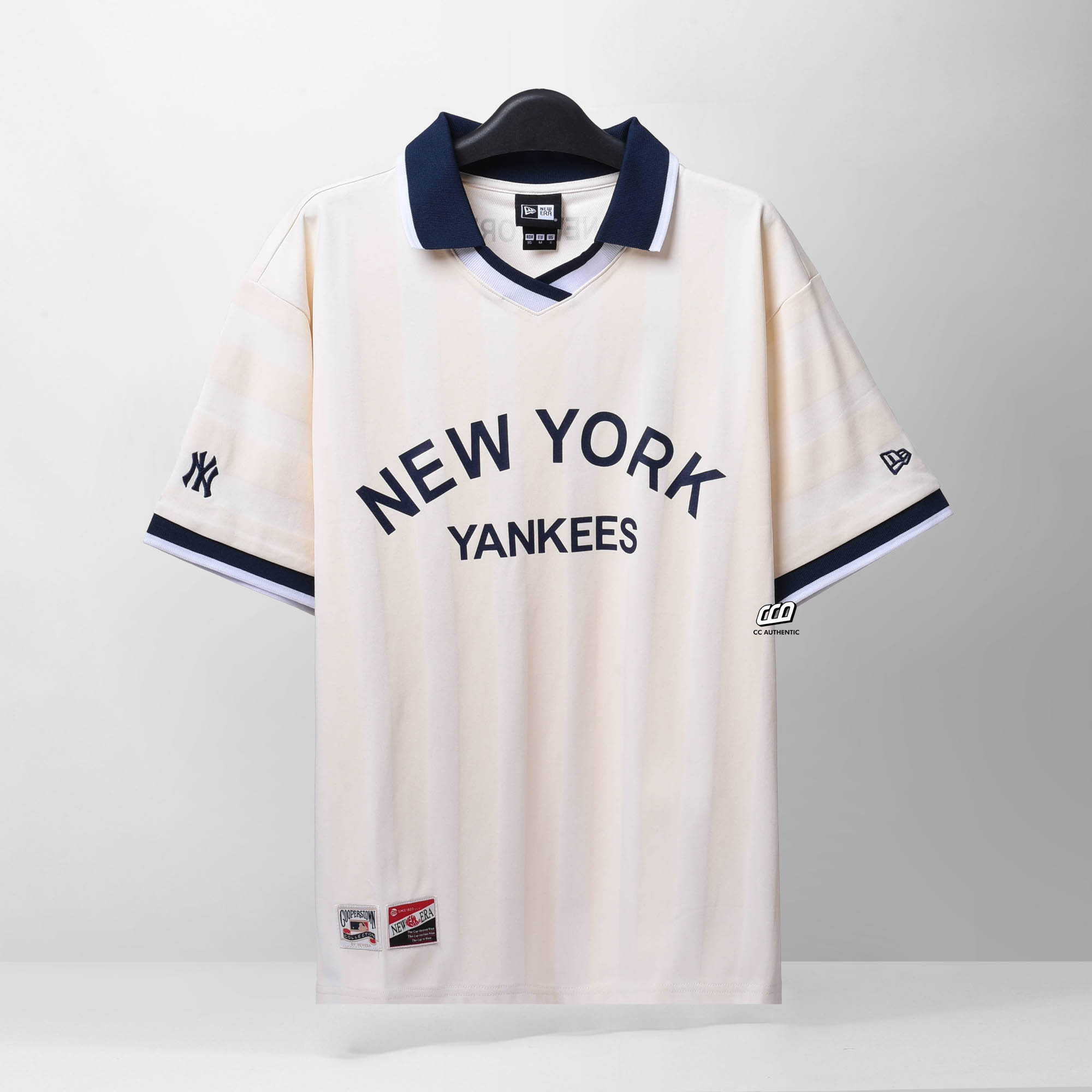 NEW ERA BKB POLO SHIRT - IVORY