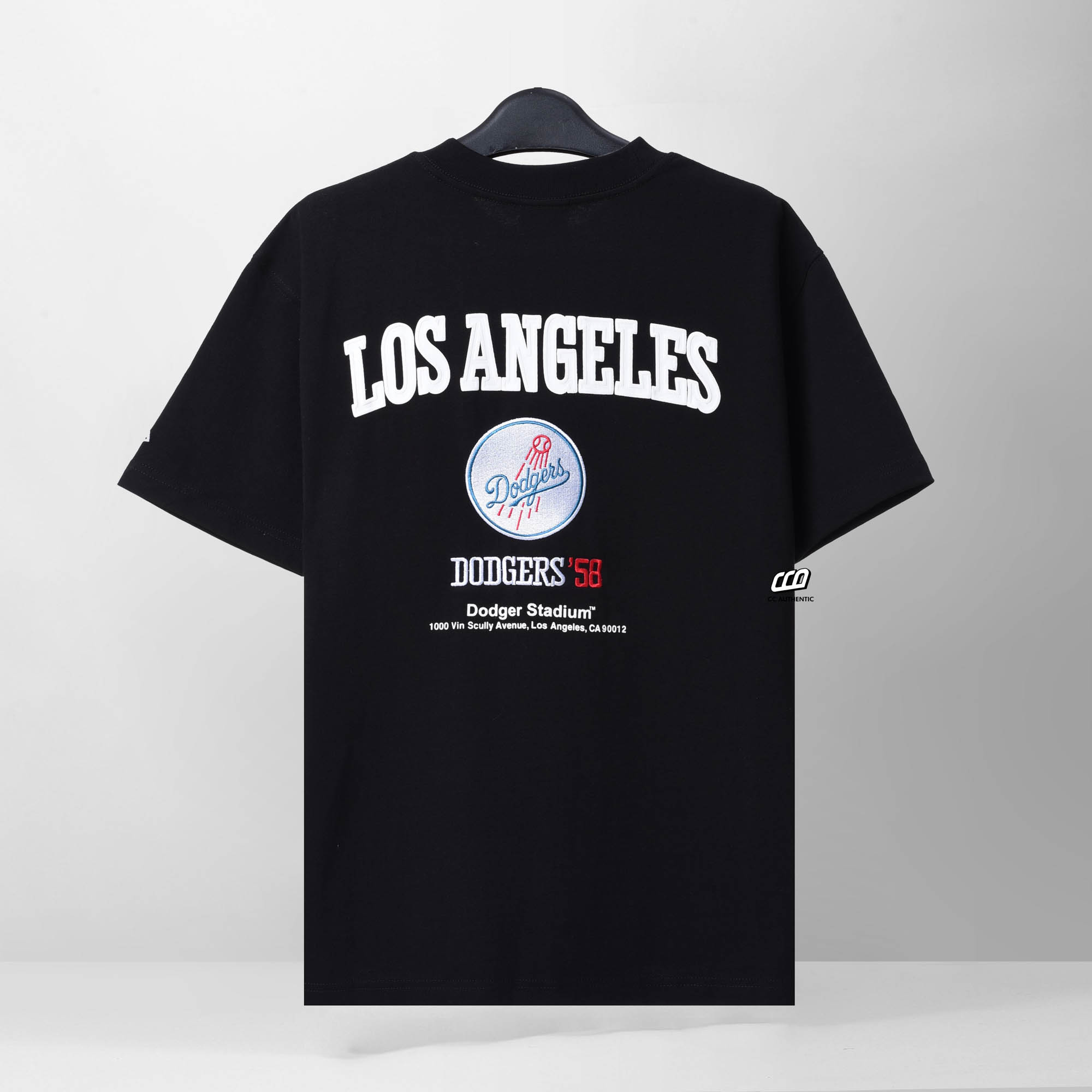 NEW ERA DODGERS STADIUM T-SHIRT - BLACK